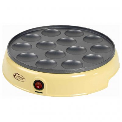 BESTRON  - Appareil &agrave; poffertjes hollandais APFM700SD 800 w Cr&egrave;me Cr&egrave;me
