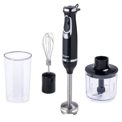 BESTRON  Mixeur ASMS600 Mixeur Plongeur 3 en 1 - 600W - Noir
