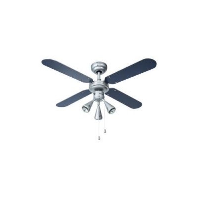 Bestron Ventilateur de plafond avec lampe, &Oslash; 102 cm, 50 W, Argent/Bleu