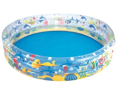 BESTWAY  51004 piscine gonflable ronde deep dive 3 boudins 152 x 30 cm