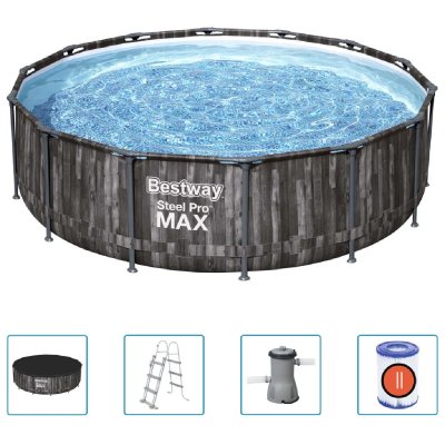 BESTWAY  Basen stela&Aring;&frac14;owy Steel Pro Max 427cm 11w1 (5614Z)