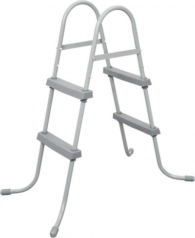 BESTWAY  Echelle 2 x 2 marches pour piscine - 58430 - Hauteur 84cm