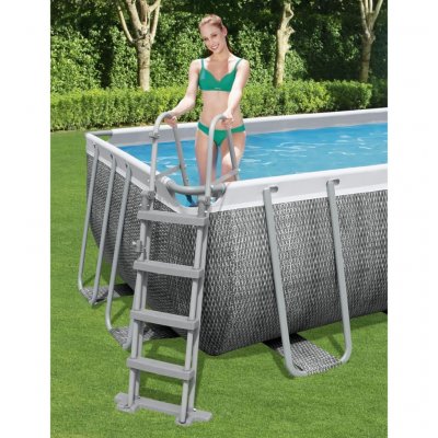 BESTWAY  &Eacute;chelle de piscine &agrave; 4 marches Flowclear 122 cm 3202644