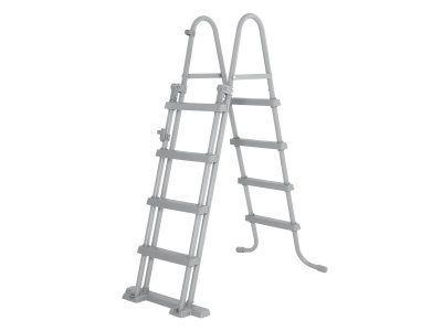 BESTWAY  Echelle de s&eacute;curit&eacute; 2 x 4 marches pour piscine hauteur 122 cm