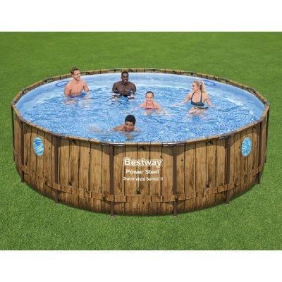 BESTWAY  Ensemble de piscine Power Steel 488x122 cm