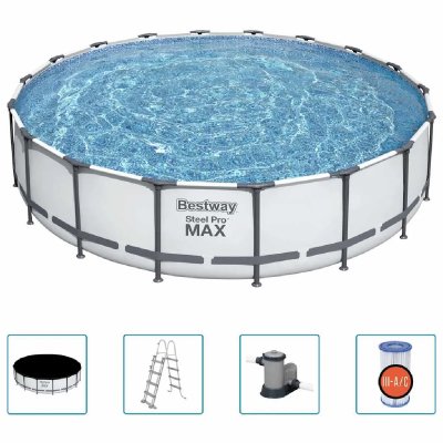 BESTWAY  - Ensemble de piscine Steel Pro max 549x122 cm