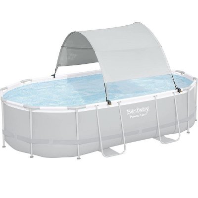 BESTWAY  Flowclear Auvent pour Piscine 2,10&nbsp;m X 3,40&nbsp;m