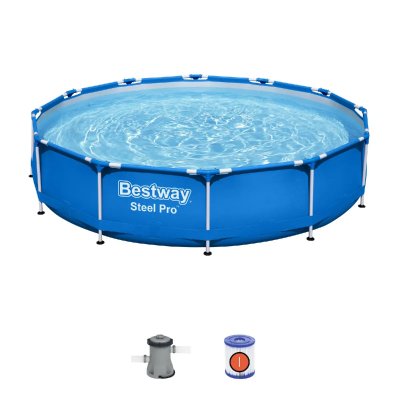 BESTWAY  - Piscine ronde tubulaire &Oslash;3,66 x H0,76m