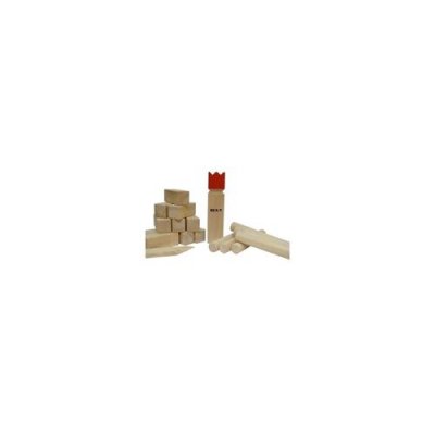 BEX  Kubb Viking Original King Rouge Bois en Caoutchouc