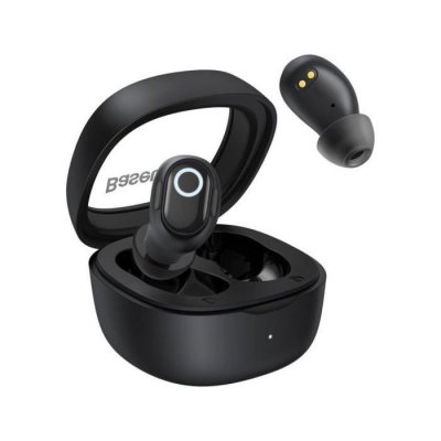 BASEUS Bezdr&aacute;tov&aacute; sluch&aacute;tka  Bowie WM02 TWS, Bluetooth 5.0 (&ecirc;ern&aacute;) OS