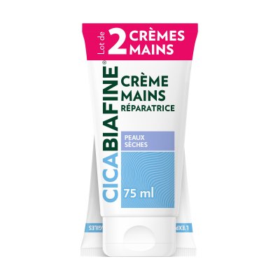 CICABIAFINE Biafine  - Cr&egrave;me Mains R&eacute;paration Intense, 2x75ml