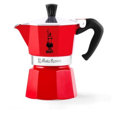 BIALETTI  4941 Moka Express Espresso Maker Red