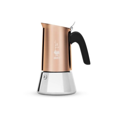 BIALETTI  Cafeti&egrave;re Italienne inox induction 4 tasses Venus - Cuivre