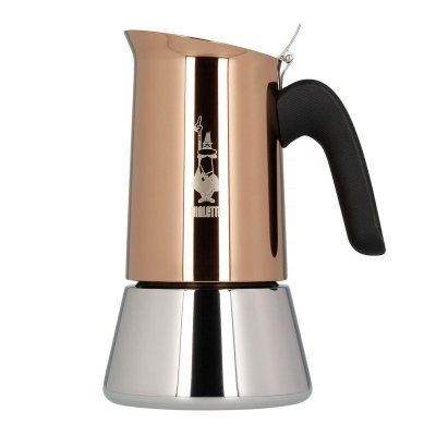 BIALETTI  Cafeti&egrave;re Italienne inox induction 6 tasses Venus - Cuivre