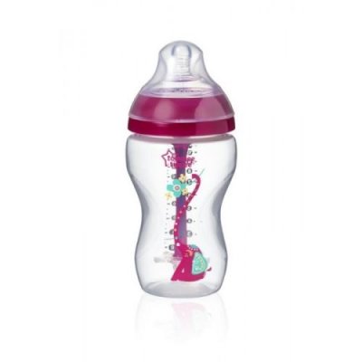 TOMMEE TIPPEE Biberon d&eacute;co fille anti colique avanc&eacute; 340ml -  