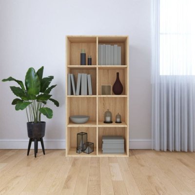 Biblioth&egrave;que/Buffet Ch&ecirc;ne sonoma 66 x 30 x 130 cm Agglom&eacute;r&eacute;