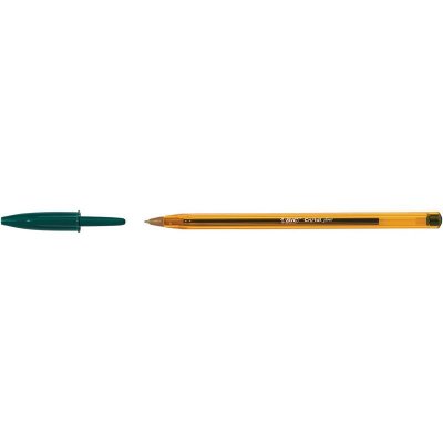 BIC  27601 Stylo-bille Cristal &eacute;criture fine 0,4 mm, Vert - 1 unit&eacute;