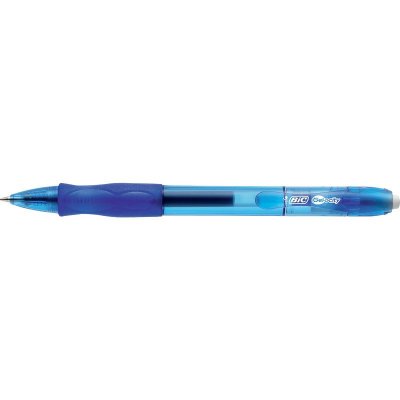 BIC  Stylo &Agrave; Bille Encre Gel V&eacute;locity Gel Bleu, Pointe Moyenne