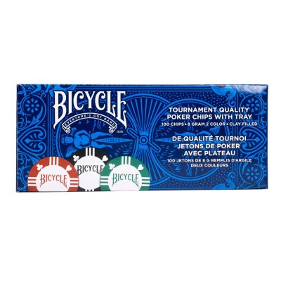 BICYCLE  - 1006305 - Jeu de Soci&eacute;t&eacute; - Clay Chips - 8 Grams