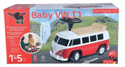 BIG  800055320 Baby VW T1 V&eacute;hicule porteur &agrave; enfourcher
