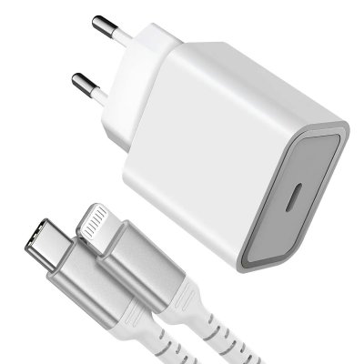 BIGBEN CONNECTED BIG BEN FPCS 1USBC PD20W+Cable C/MFI1.2RecyWHITE