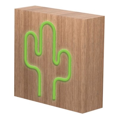 BIGBEN CONNECTED Bigben ColorLight - Haut-parleur - sans fil - Bluetooth - motif cactus 