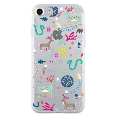 BIGBEN CONNECTED  Coque semi-rigide Motif Rennes pour iPhone7/8 Transparente