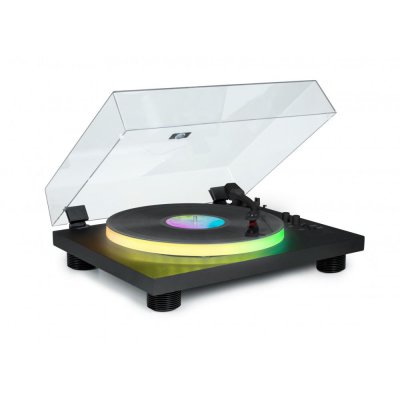 BIGBEN INTERACTIVE Bigben Tourne disque bluetooth avec plateau lumineux PARTYBTTDLIGHT