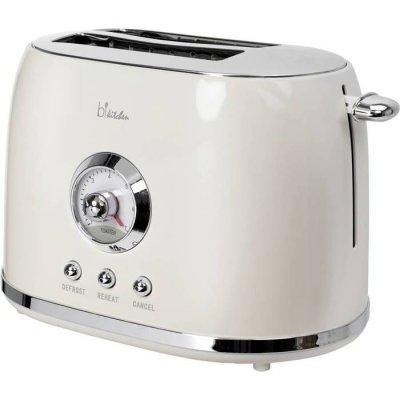 BIKITCHEN  nostalgia 200 Grille-pain blanc cr&egrave;me (brillant) 
