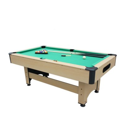 CONCEPT USINE Billard am&eacute;ricain pieds r&eacute;glables + accessoires CHICAGO