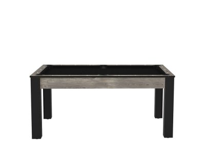  Billard convertable table 6 personnes Texas - Industriel et noir (tapis)