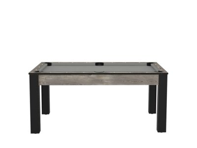  Billard convertible table 6 personnes Texas industriel et gris (tapis)