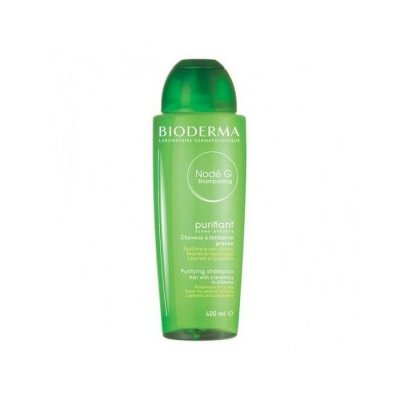 BIODERMA  NODE G - Shampoing Purifiant Cheveux &agrave; Tendance Grasse, 400ml