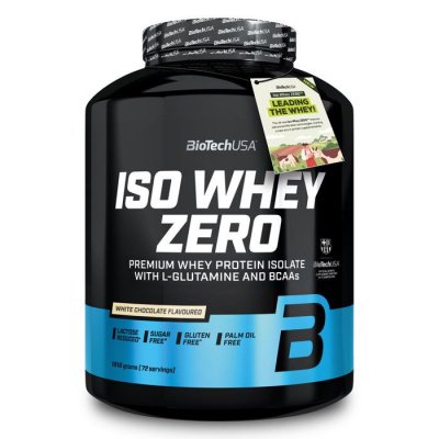 BIOTECH USA  Iso Whey Zero 1816g Chocolat blanc - Isolat&nbsp;de&nbsp;lactos&eacute;rum