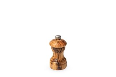 PEUGEOT Bistro Moulin &agrave; sel manuel en bois d'olivier, 10 cm - 4in