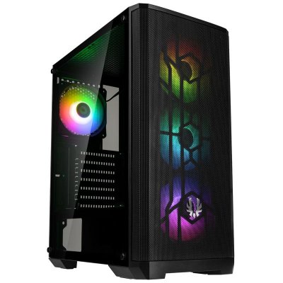 BITFENIX  Nova Mesh SE TG Black - Verre tremp&eacute;