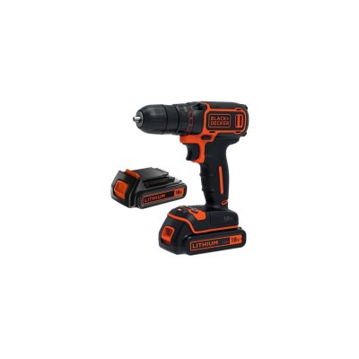 BLACK & DECKER Black+decker BDCDC18B Perceuse-Visseuse sans fil 2x Batteries 18V 1.5Ah