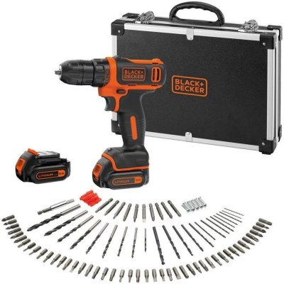 BLACK & DECKER BLACK+DECKER BDCDD12BAFC perceuse Noir, Orange, Perceuse/visseuse