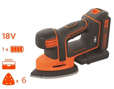 BLACK+DECKER  BDCDS18, Ponceuses Delta