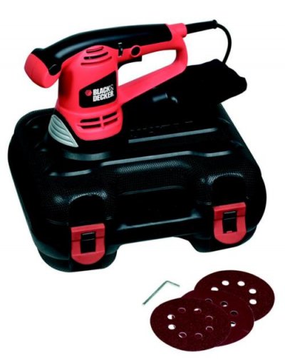 BLACK + DECKER Black & Decker BLACK & DECKER Ponceuse excentrique 125mm 480W