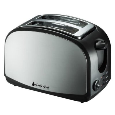 BLACKPEAR BLACK PEAR BGP 400 Grille-pain parois Inox 1000W 