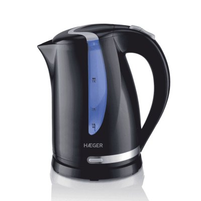 HAEGER Blackness 2200 w 1.7 litres arr&ecirc;t automatique noir