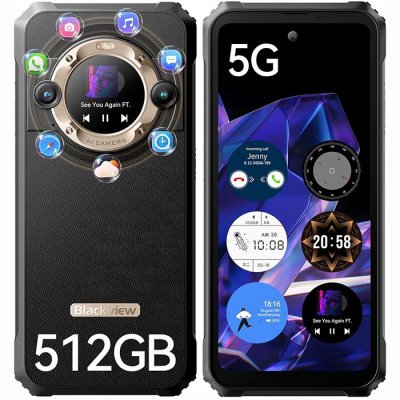 BLACKVIEW  BL9000 5G (Double Sim - &Eacute;cran 6.78'' - 512 Go, 12 Go RAM) Or