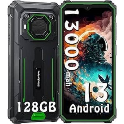 BLACKVIEW  BV6200 Pro (Double Sim - 128 Go, 6 Go RAM - 13 000 mAh) Vert