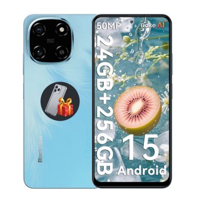 BLACKVIEW  Color 8 (Double Sim - 6.75''- 256 Go, 8 Go RAM) Bleu