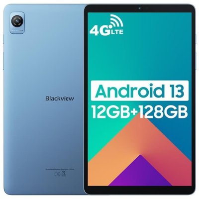 BLACKVIEW FRANCE OFFICIEL Blackview Tablette Tab 60 LTE UNISOC T606 6 Go RAM 128 Go Bleu