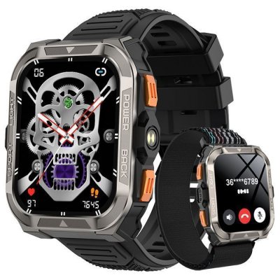 BLACKVIEW  X20 Montre Connect&eacute;e Homme Femme Smartwatch Sport Etanche IP68 pour Android iOS - Or 