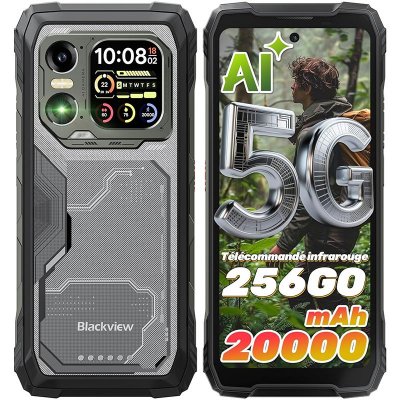 BLACKVIEW  Xplore 1 (5G - 6.78'' - 256 Go, 12 Go RAM - 20000mAh) Noir