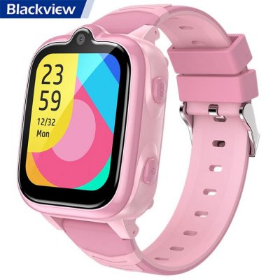 BLACKVIEW  Z10 (Montre Connect&eacute;e pour Enfant - 1.83'' - Support Sim 4G - Appels Vid&eacute;o 4G - IP67) Rose