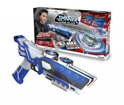 SILVERLIT Blaster double shoot  Spinner Mad avec 2 toupies